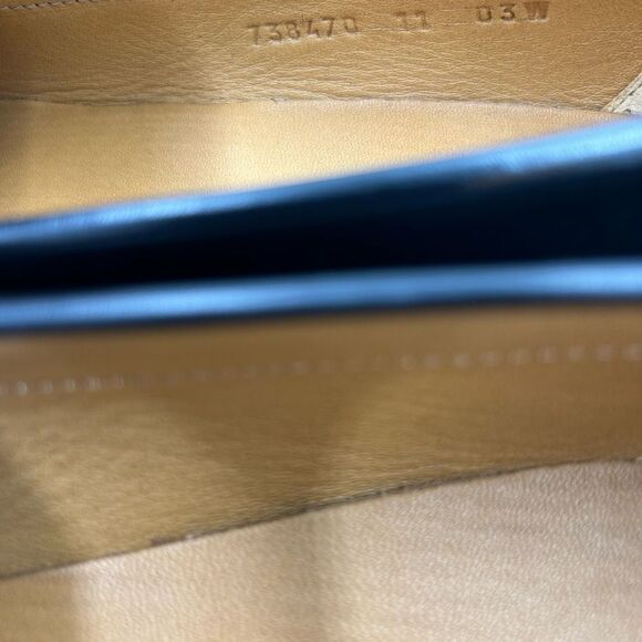 Men’s Gucci interlocking GG  Leather loafers size 11 made in Italy - Picture 7 of 13